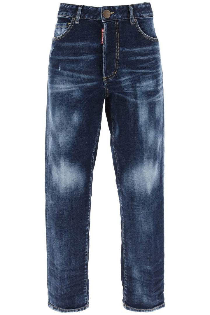 Dsquared2 'Boston' Cropped Jeans   Blu