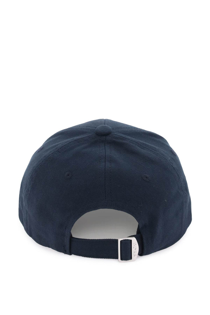 Boss Baseball Cap With Embroidered Logo   Blu