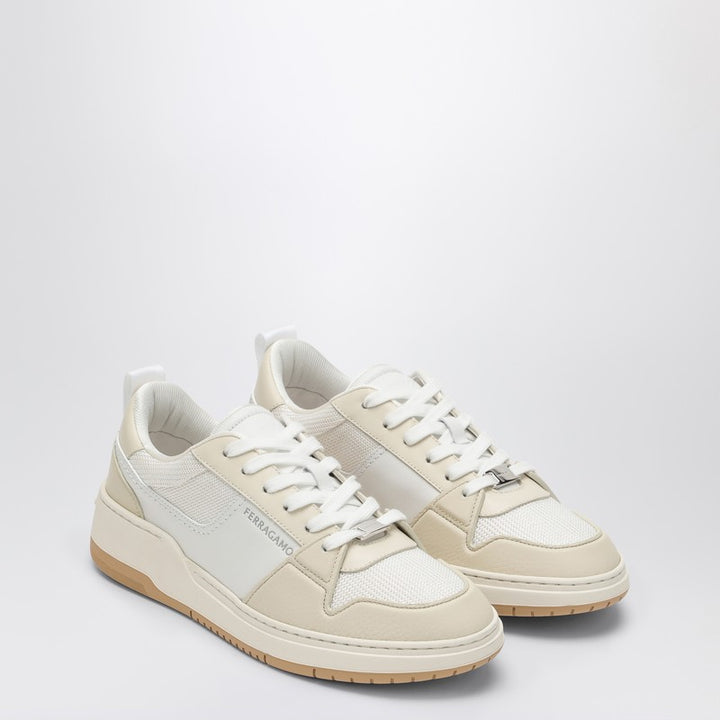 Ferragamo leather trainers