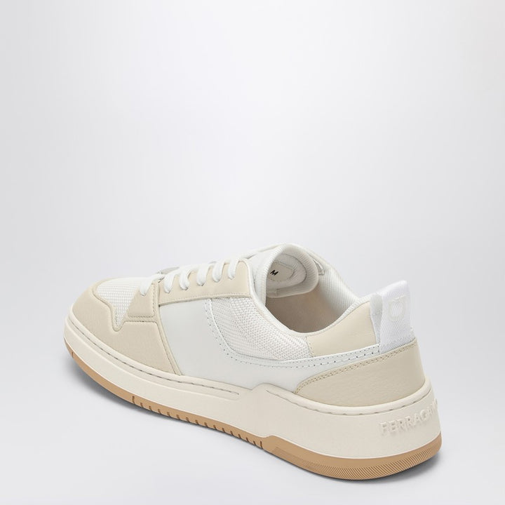 Ferragamo leather trainers