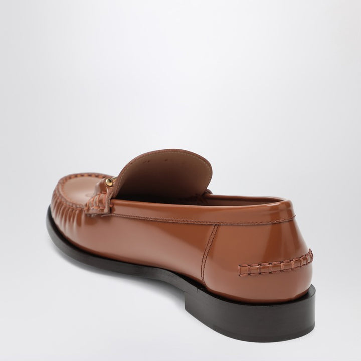 Ferragamo New Vara  Moccasins with chain