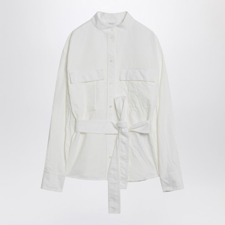 Ferragamo belted shirt