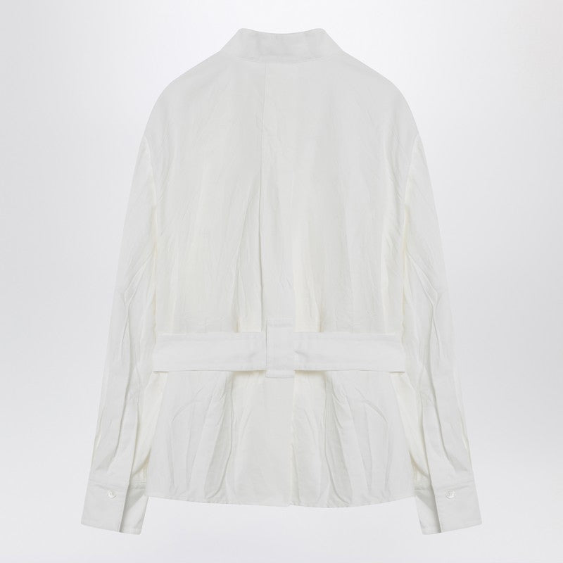 Ferragamo belted shirt