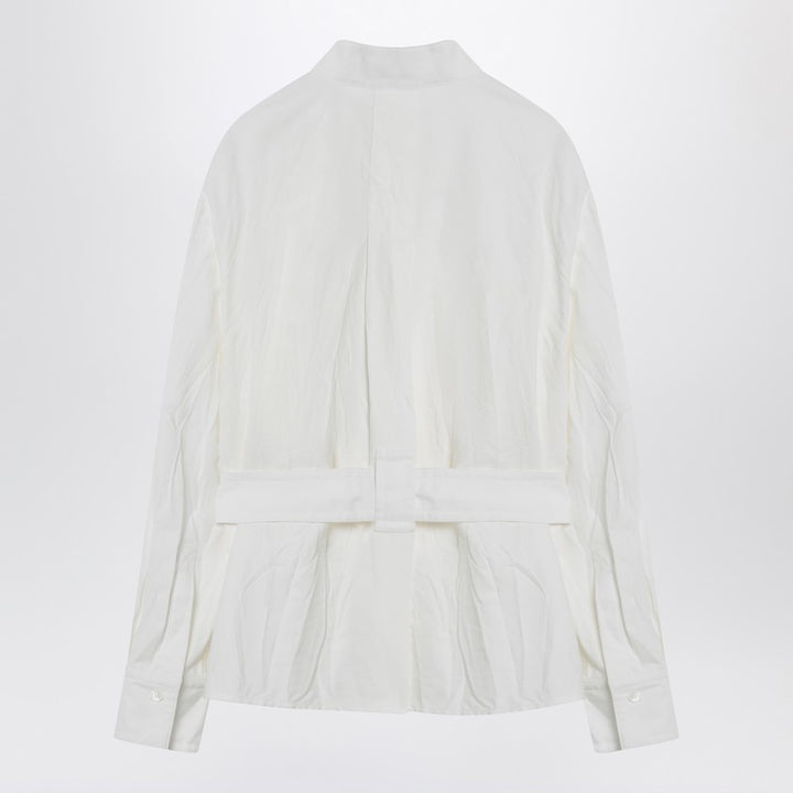 Ferragamo belted shirt