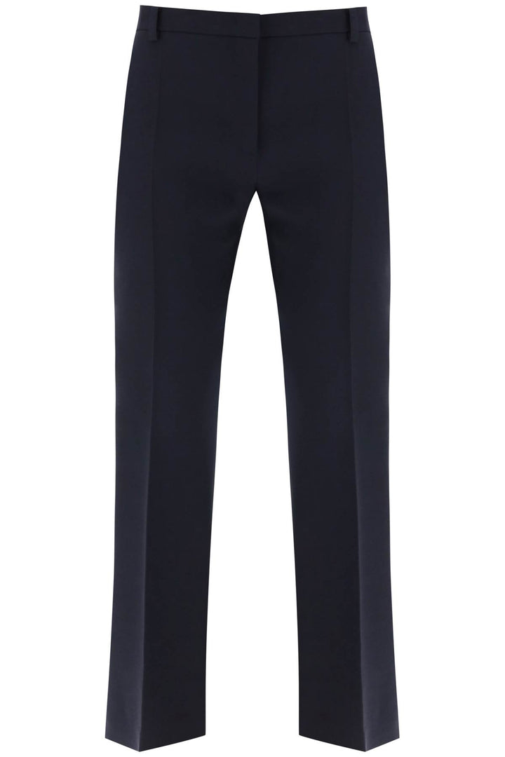 Valentino Garavani Slim Pants In Crepe Couture   Blu