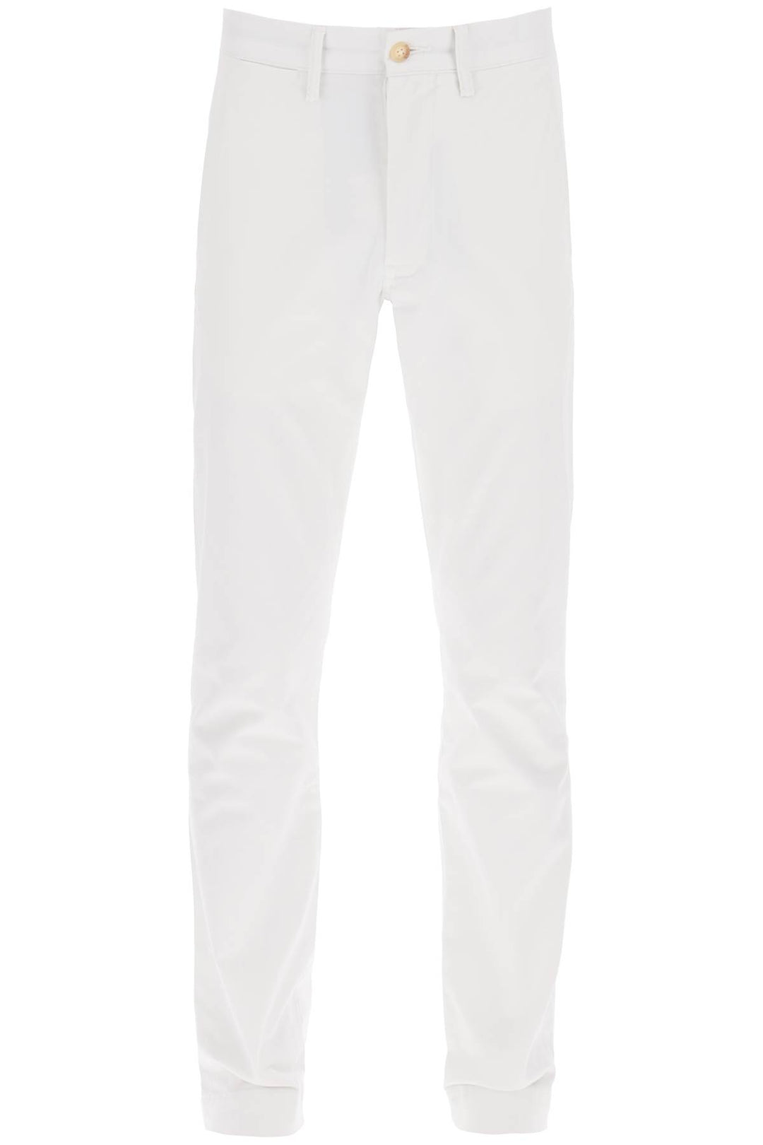 Polo Ralph Lauren Chino Pants In Cotton   Bianco
