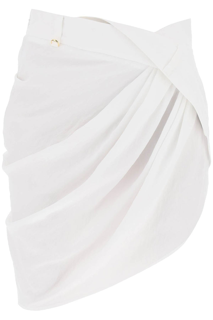 Jacquemus 'La Mini Jupe Saudade' Mini Skirt   Bianco