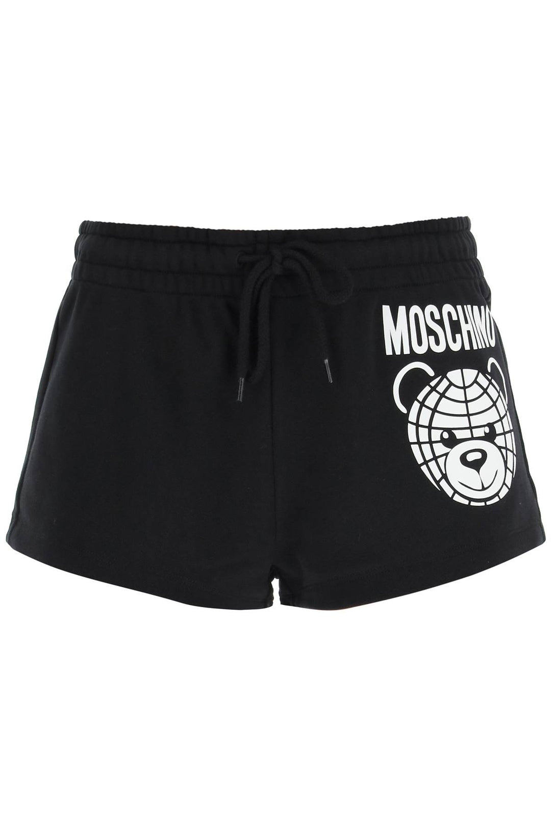 Moschino Sporty Shorts With Teddy Print   Nero