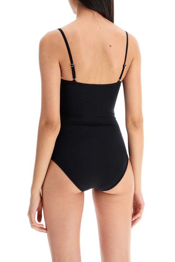 Toteme One Piece Swimsuit With Under   Black