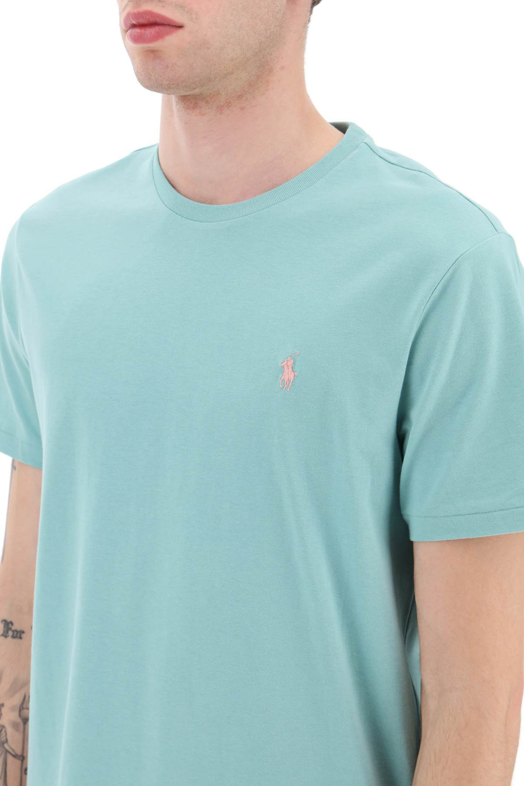 Polo Ralph Lauren Custom Slim Fit T Shirt With Logo   Verde