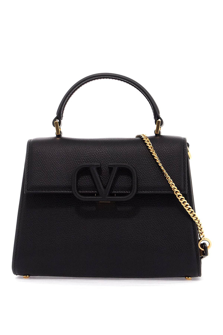 Valentino Garavani Small Vsling Handbag   Black
