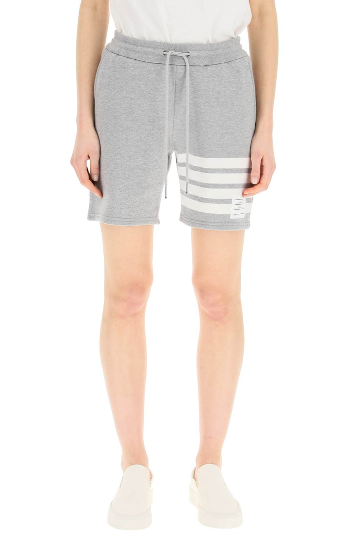 Thom Browne 4 Bar Shorts   Grey