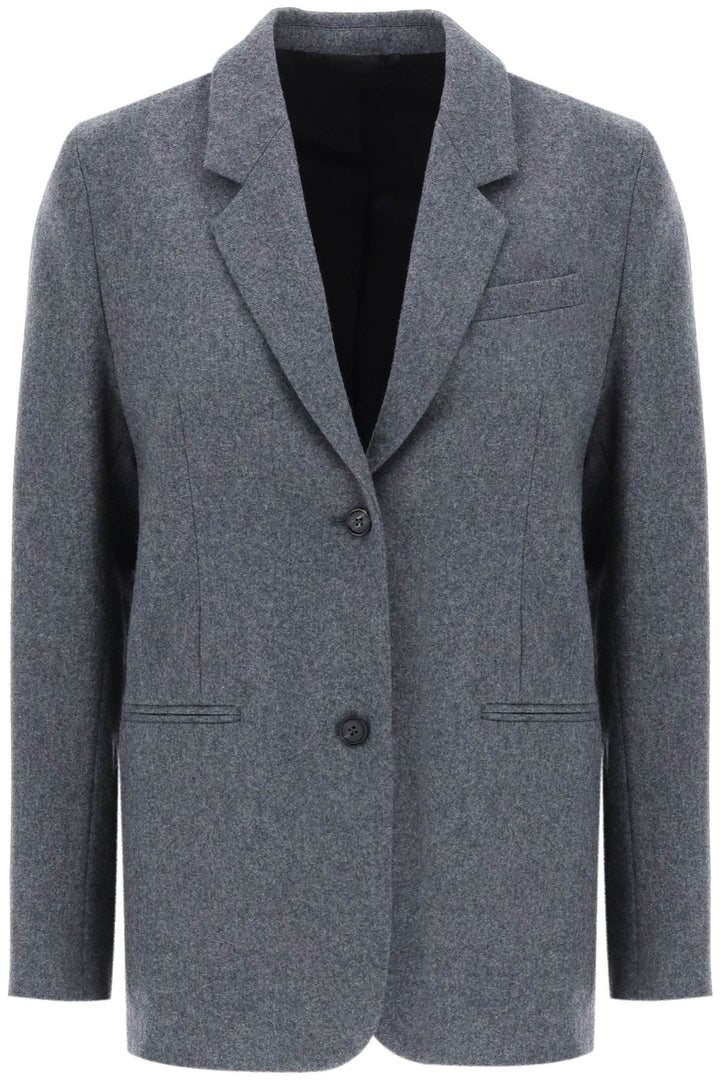 Toteme Tailored Flannel Jacket For   Grey