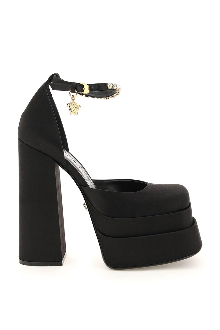 Versace medusa aevitas double platform pumps