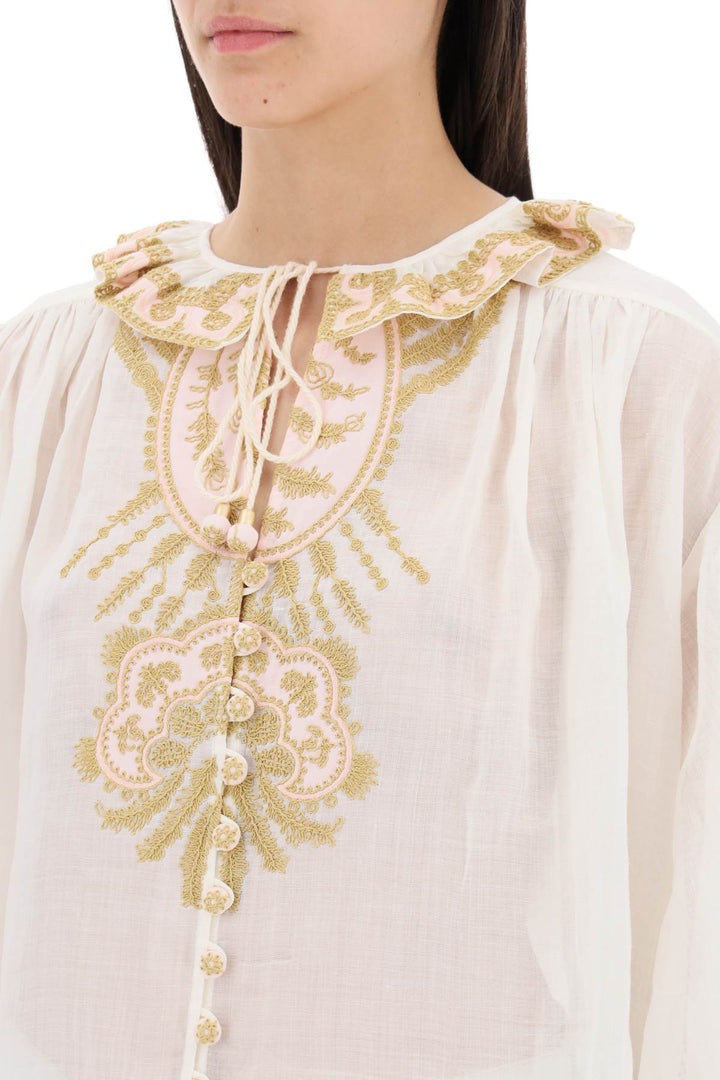 Zimmermann ramie blouse