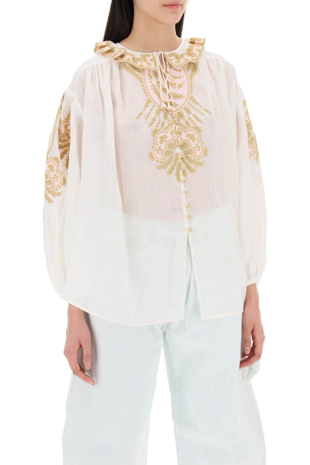 Zimmermann ramie blouse