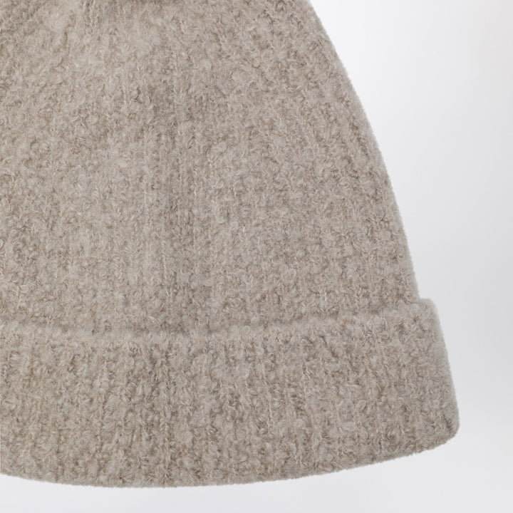 The Row Beige Leomir beanie