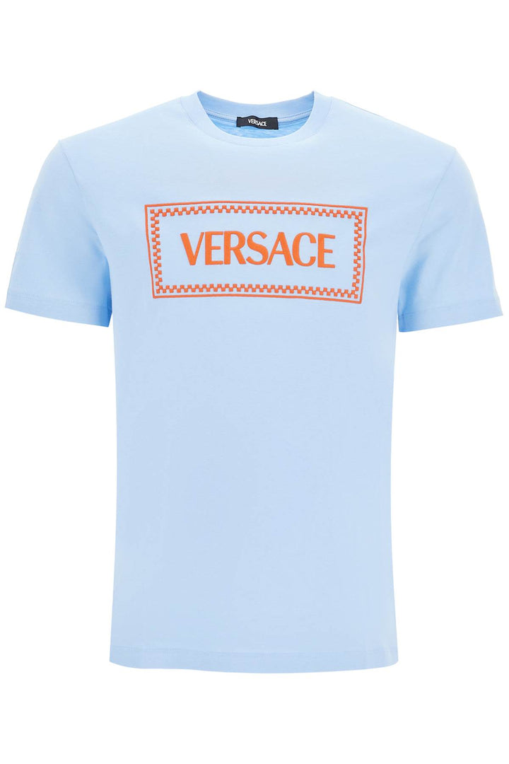 Versace embroidered logo t-shirt