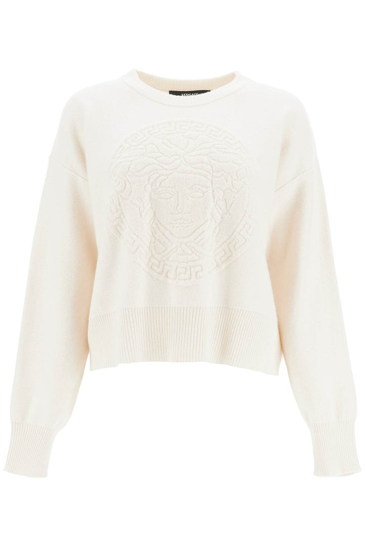 Versace Boxy Medusa crewneck sweater