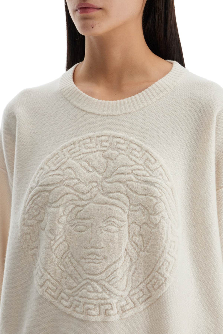 Versace Boxy Medusa crewneck sweater