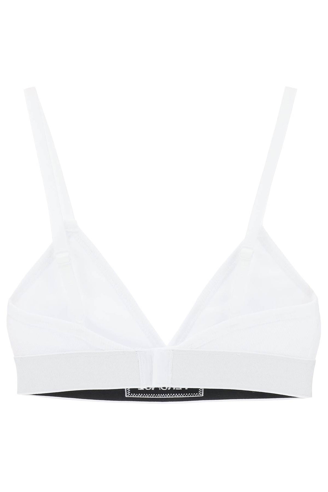 Versace '90s logo ribbed bralette