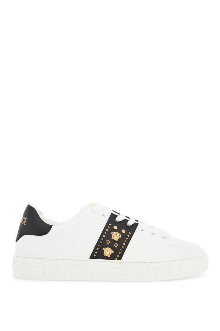 Versace studded greek sneakers