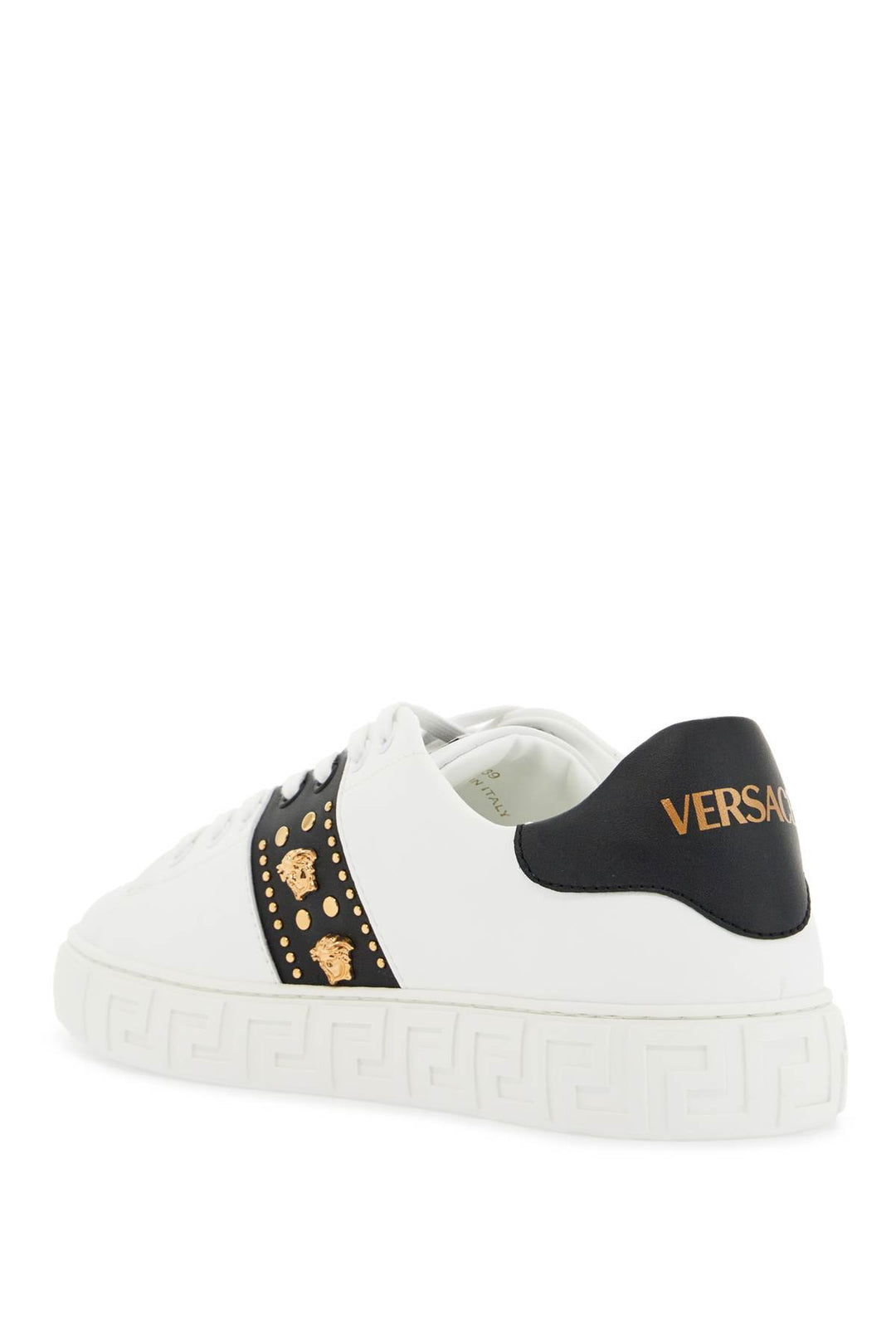 Versace studded greek sneakers