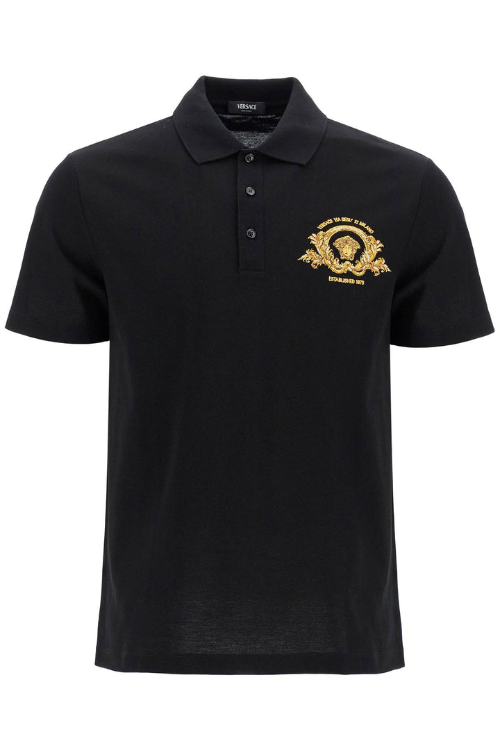 Versace short-sleeved polo shirt