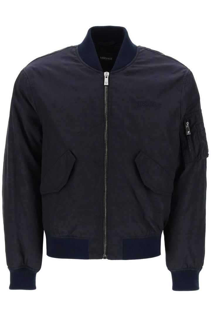 Versace barocco bomber jacket