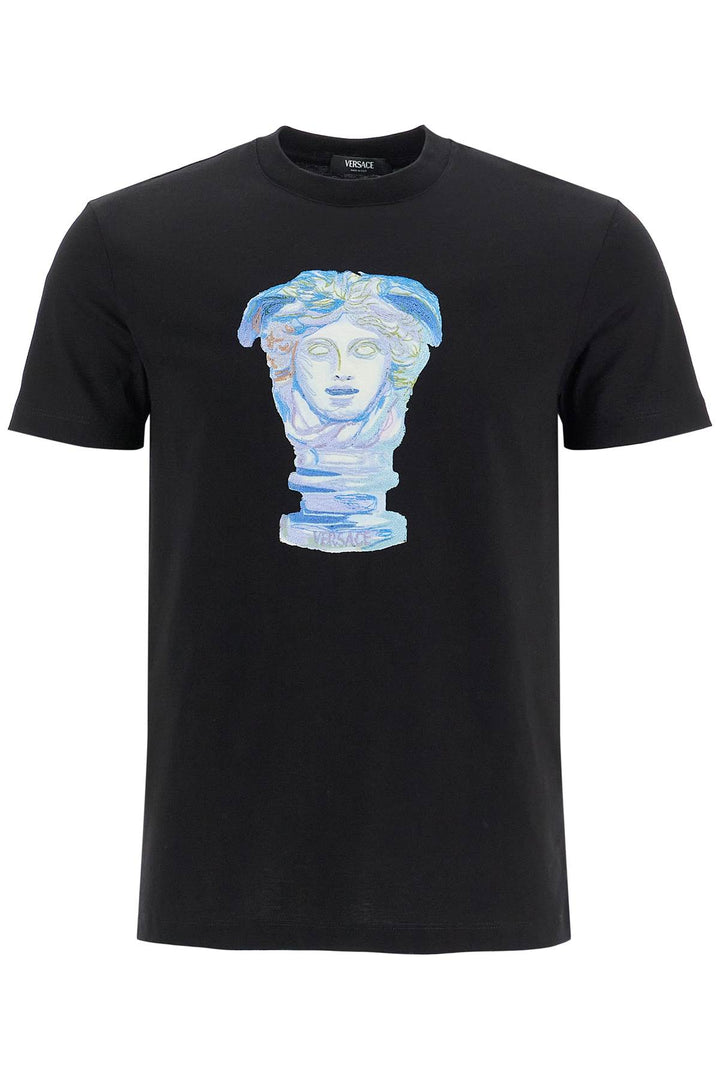 Versace Medusa Embroidered T-Shirt