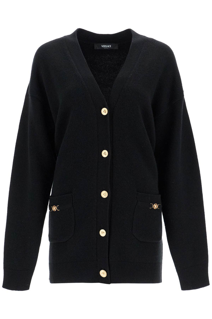 Versace boxy cashmere cardigan