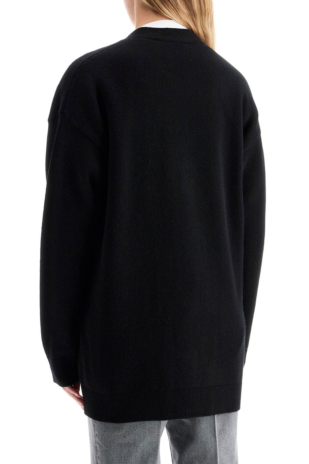 Versace boxy cashmere cardigan