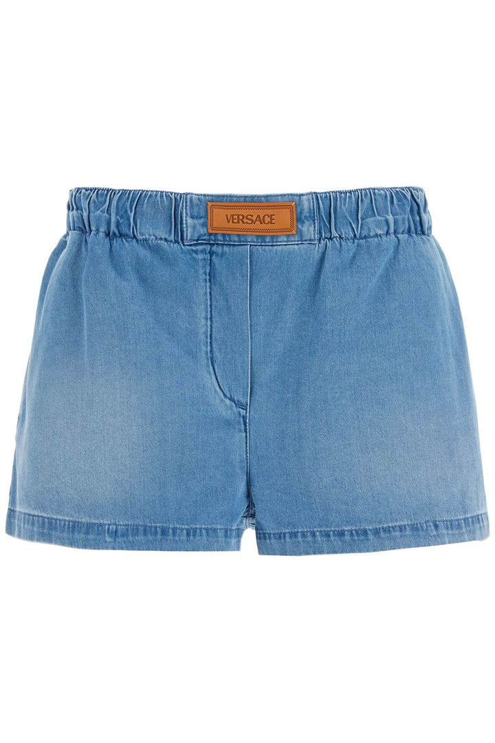 Versace lightweight denim shorts