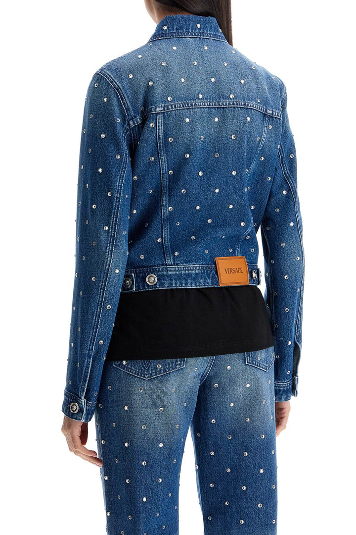 Versace starry sky denim jacket