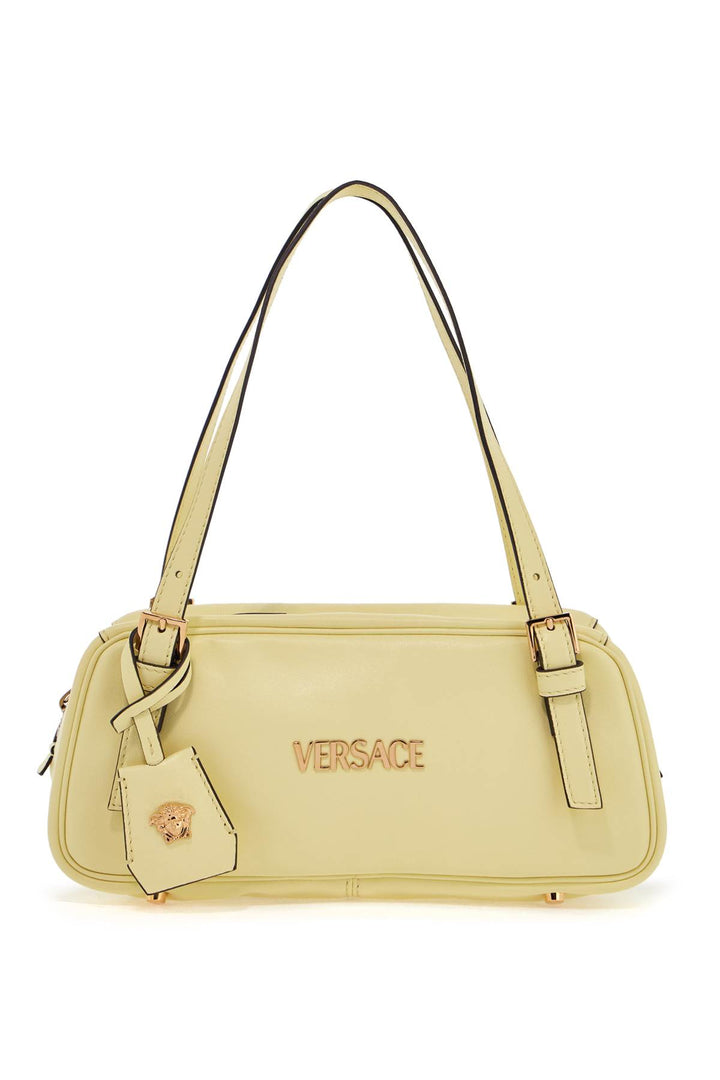 Versace leather bowling bag