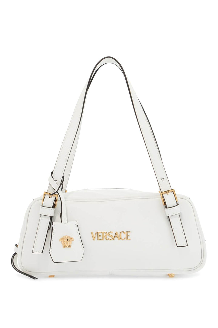 Versace leather bowling bag