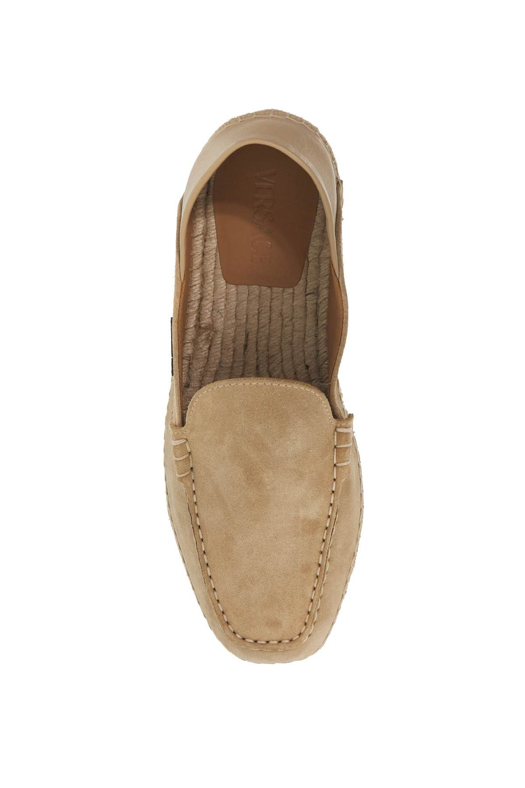 Versace suede moccasins