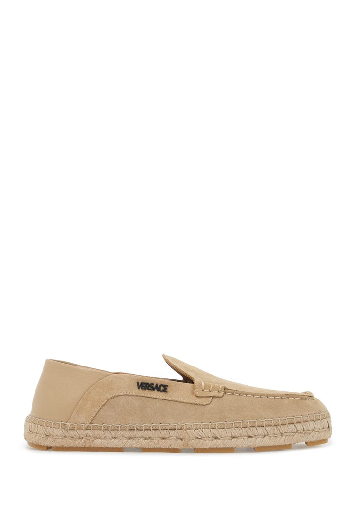 Versace suede moccasins