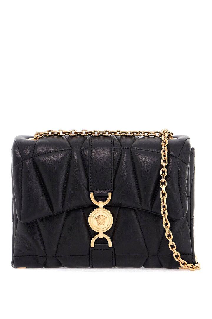 Versace Kleio Quilted Shoulder Bag