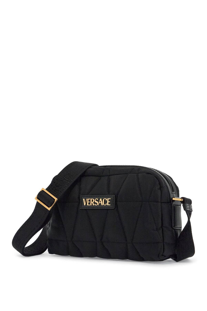 Versace quilted nylon camera bag