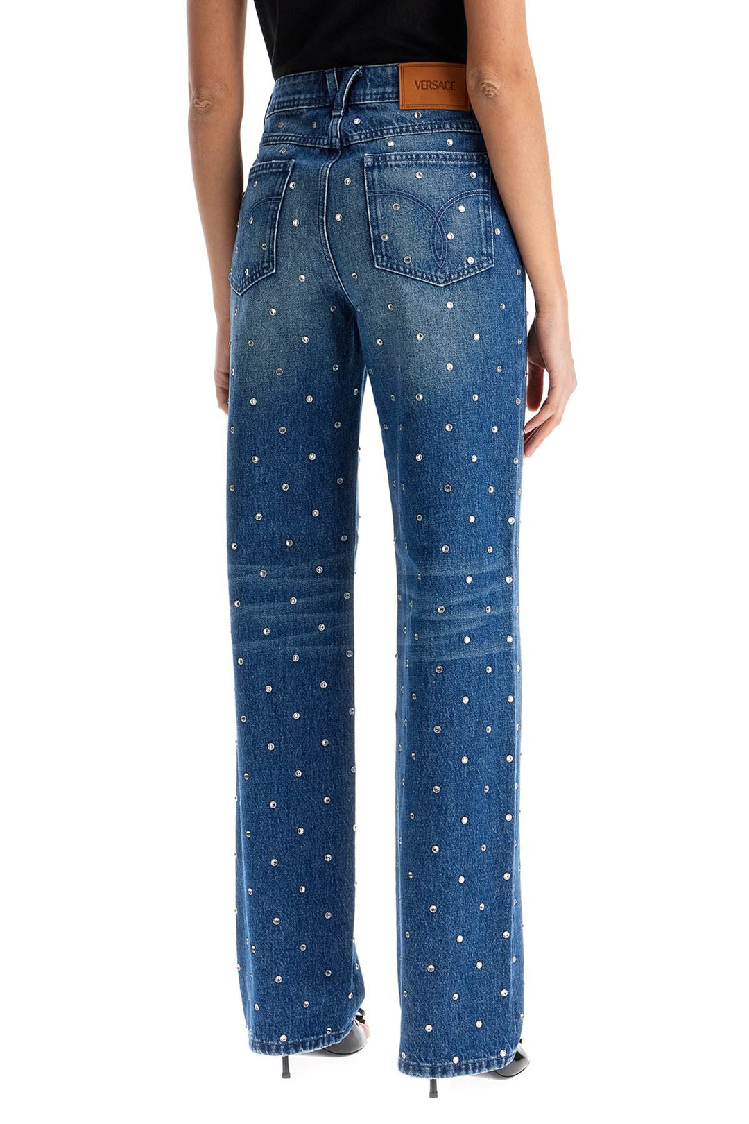 Versace starry sky boyfriend jeans