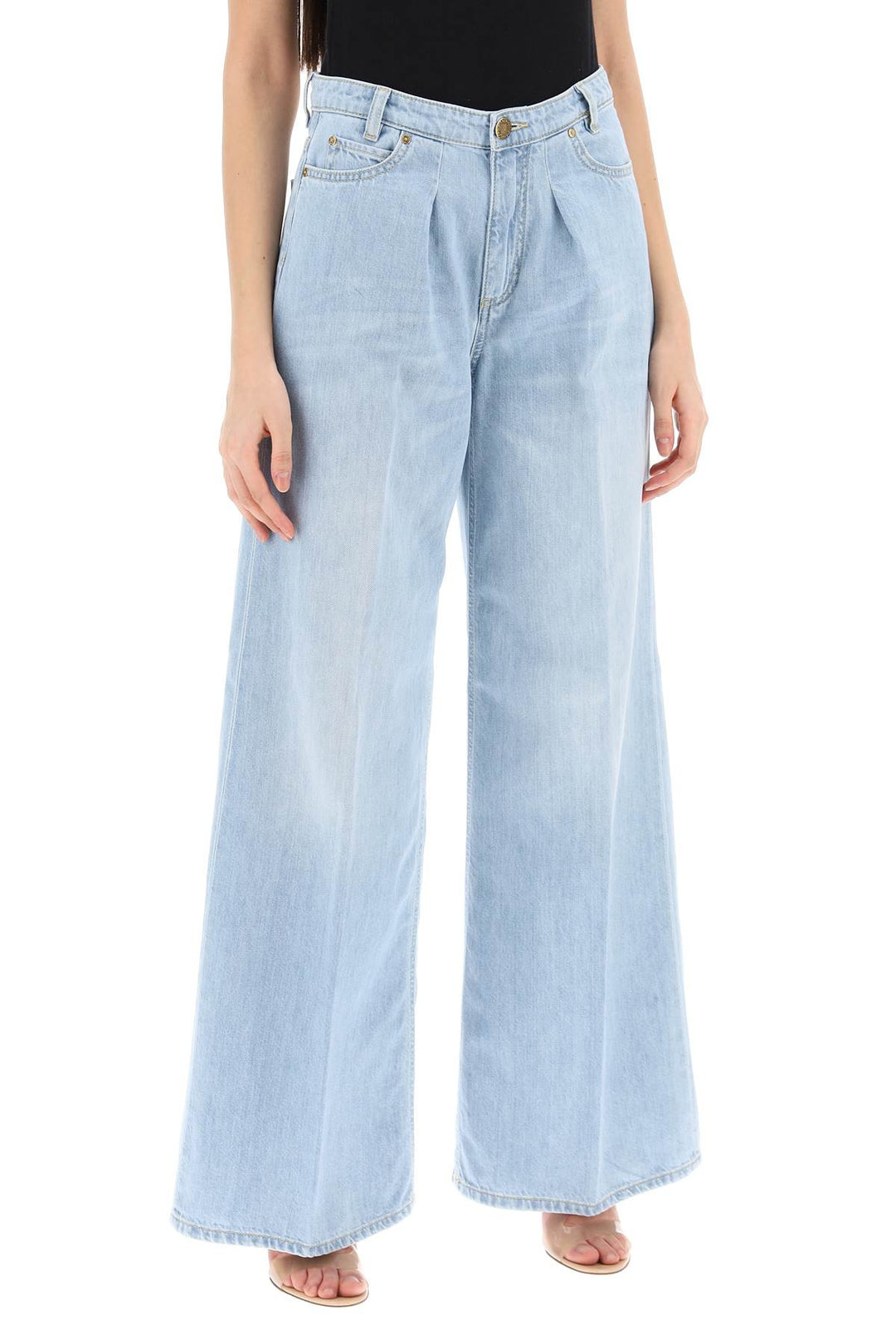 Pinko pozzillo wide leg jeans