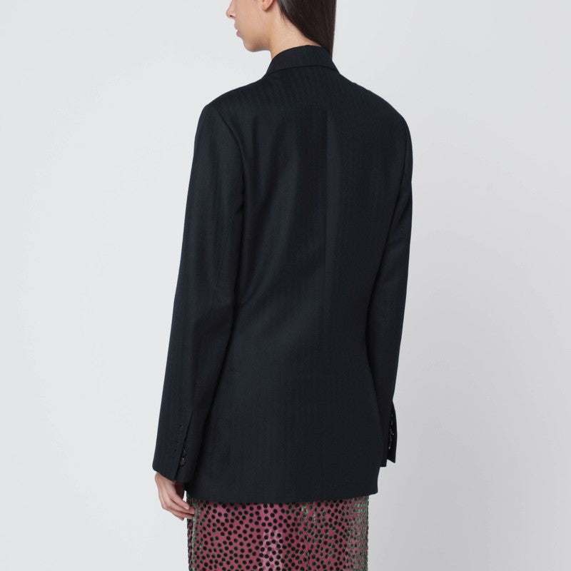 Dries Van Noten double-breasted wool jacket