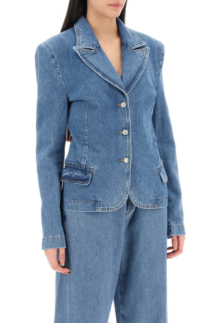 Magda Butrym single-breasted denim jacket