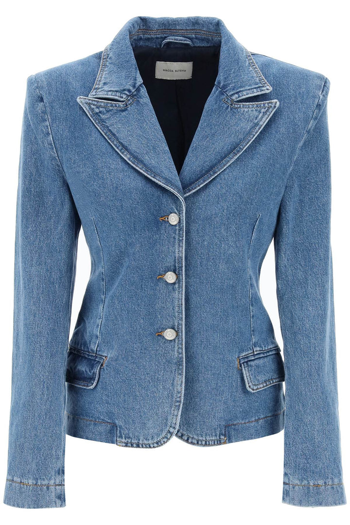 Magda Butrym single-breasted denim jacket