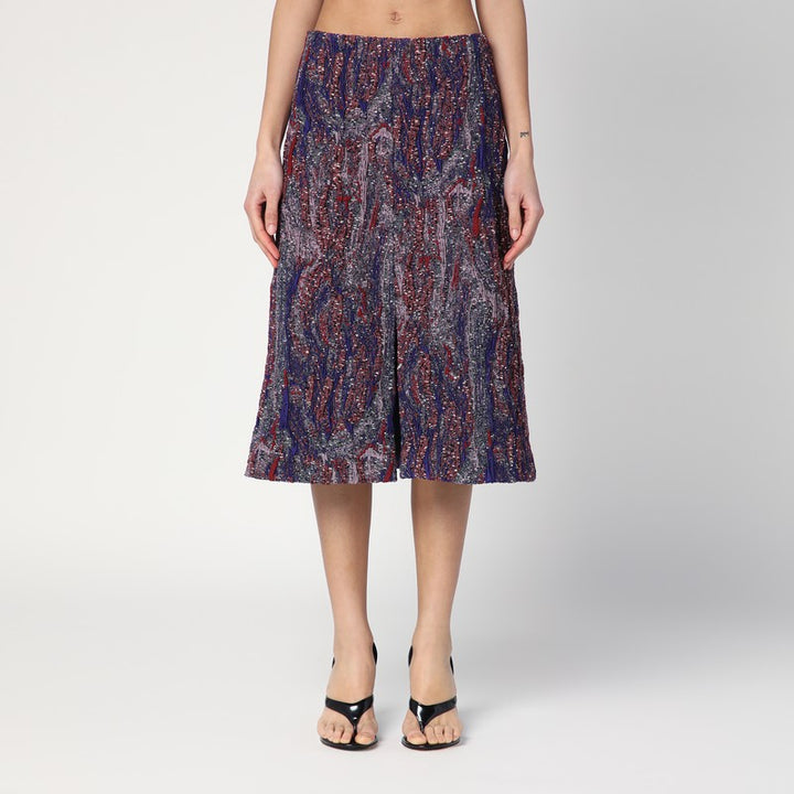 Dries Van Noten jacquard Skirt