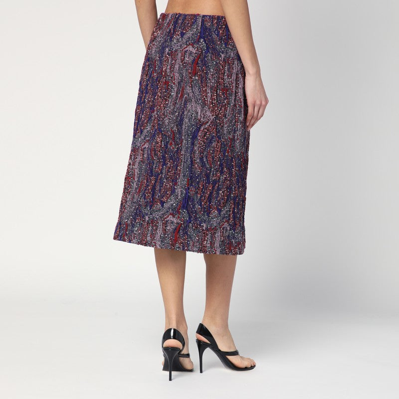 Dries Van Noten jacquard Skirt
