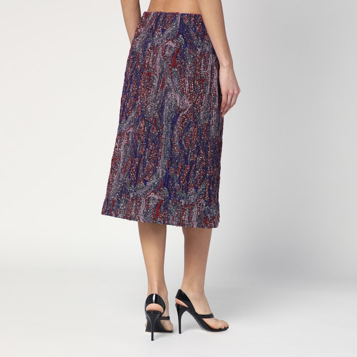 Dries Van Noten jacquard Skirt