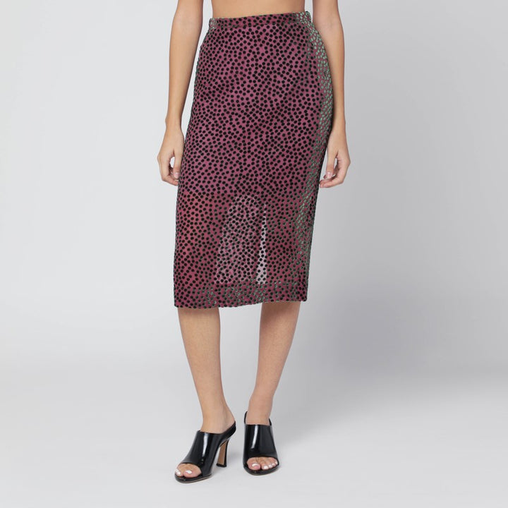 Dries Van Noten polka dot skirt
