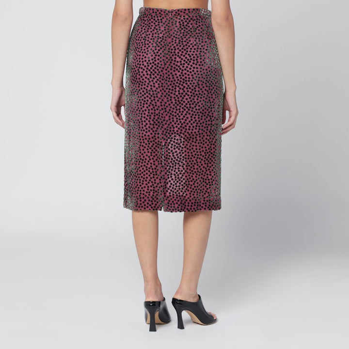 Dries Van Noten polka dot skirt